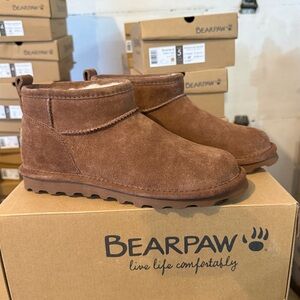 BEARPAW Shorty Boots - NEW IN BOX - Cocoa
